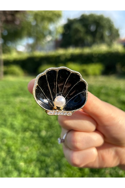 MRK İstiridye Deniz Kabuğu Broş