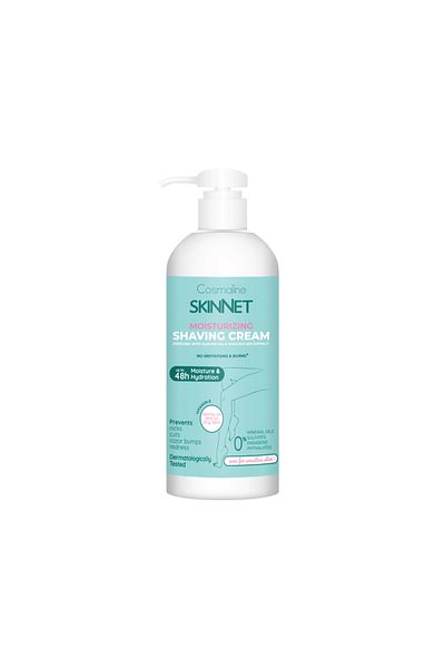 COSMALINE Skinnet moisturizing shaving cream, with almond oil and organic avocado extract, paraben-free, 240 ml