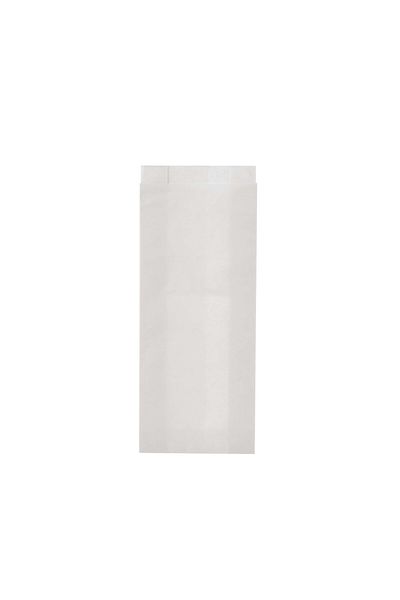 Hotpack No-3 Flat Bottom Paper Bag White, 4Kg, 12x30x5.5cm, Food Storage Bag, 230 Pieces