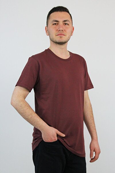 yakamor Ανδρικό μπλουζάκι με λαιμόκοψη από χτενισμένο βαμβάκι