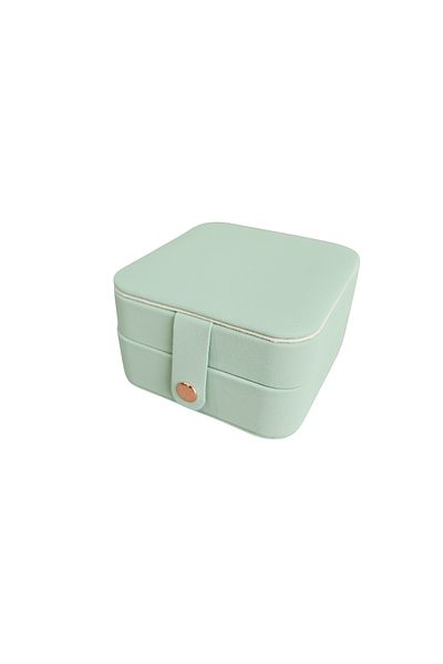 ÖZER KUTU Leather Mini Size Jewelry, Travel and Jewelry Bag, Box (10X10 cm)