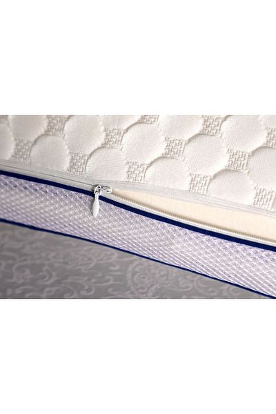 Tago Home Visco Air Conditioned Chubby Orthopedic Pillow (60X40X15 cm)