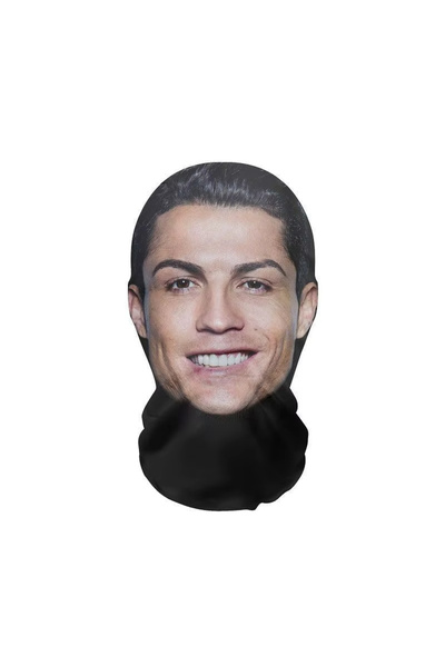 CeymSTecH 3D Komik Elyaf File Maske Ünlü Serisi Parti Simülasyon Cristiano Ro...
