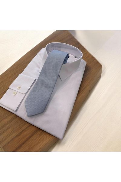 Sarar Micro Pattern Gray Tie