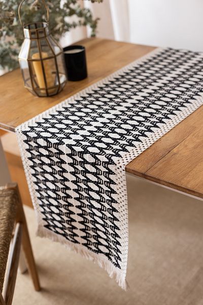 vivamaison Κάλυμμα τραπεζιού Runner Lace από 100% οργανικό βαμβάκι - Τραπεζομάντηλο υψηλής ποιότητας 35x145 cm