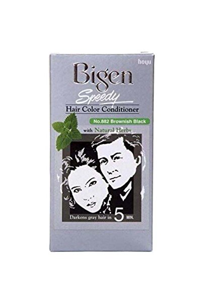 BİGEN Speedy Hair Color Conditioner 882 Brownish Black 80grams