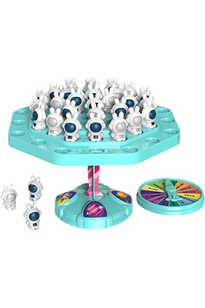 rexa لعبة توازن أرنب الفضاء - لعبة تكديس ممتعة مستوحاة من رواد الفضاء للأطفال