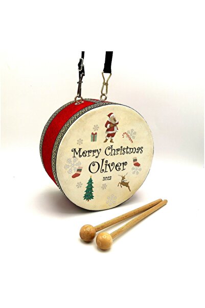 Souvenest Personalized Christmas Kid Drum | Custom New Year Toy Insturment | ...