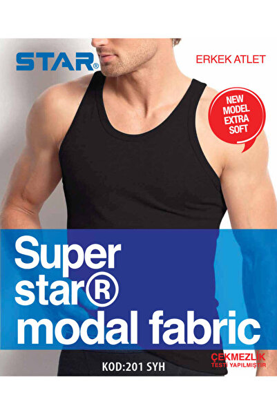 Star Men's Black Modal Tank Top