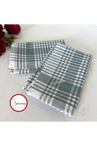 Gelincimherşey 2-компонентна кухненска кърпа с тартанов мотив