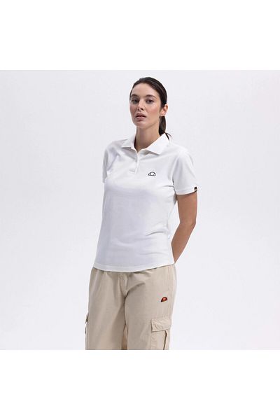 Ellesse Tricou de damă cu gât polo alb – Ef393-of