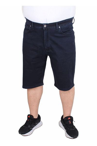 Starbattal Plus Size Jeans Capri Power Lycra Comero 11913 Navy Blue