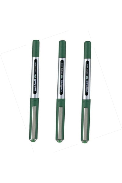 UNİ-BALL UNİBALL EYE MİCRO ( 0.5 ) YEŞİL ROLLER KALEM ( Üç Adet )