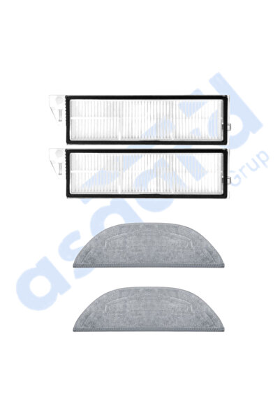 Asgard Grup ROBOROCK S8 MaxV Ultra Compatibil 2 Filtre 2 Mopuri