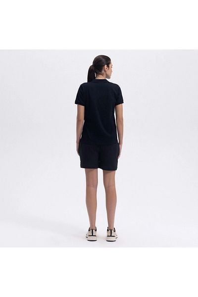 Ellesse Tricou negru cu gât polo pentru femei – Ef393-bk