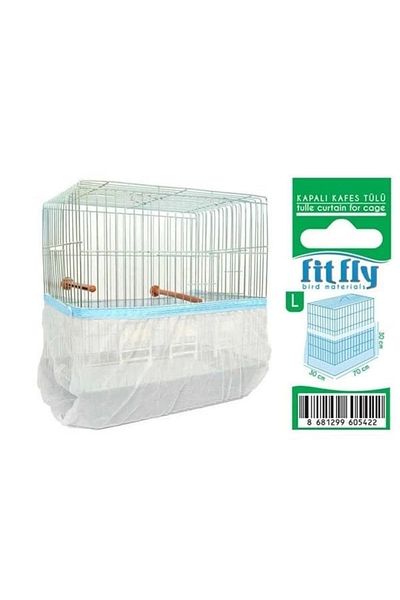 Fit Fly Luxury Tulle Closed Bird Cage - Large