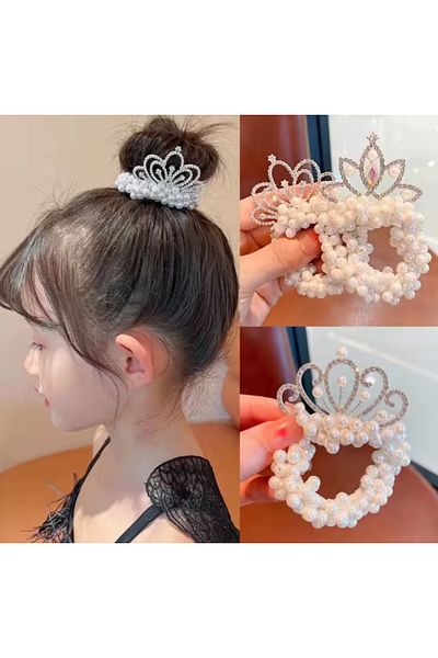 synshop Balerina Coreeană Lolita Stil Perle Perle Printesa Coc Coroana Aniversare Aniversare