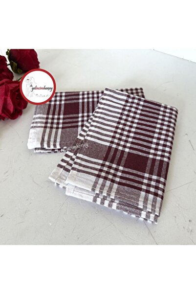 Gelincimherşey 2-компонентна кухненска кърпа с тартанов мотив