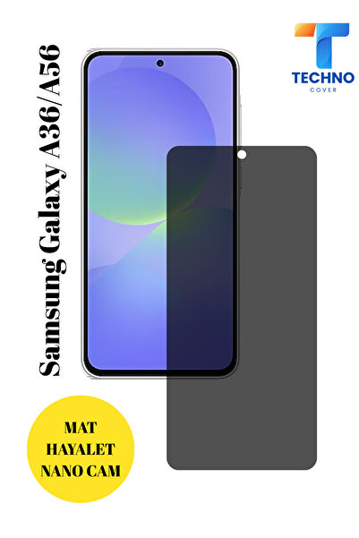 foxpower Samsung A36 / A56 Mat Hayalet Nano Cam Darbelere Karşı Dayanıklı Esn...