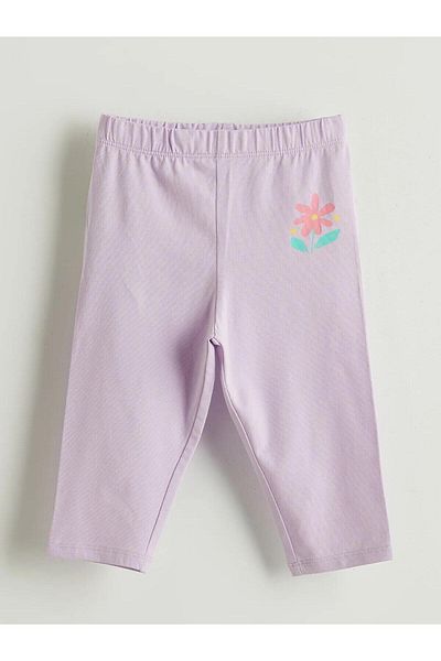 LC Waikiki LCW Kids Leggings pentru fete cu talie elastică, 2 bucăți (S5)