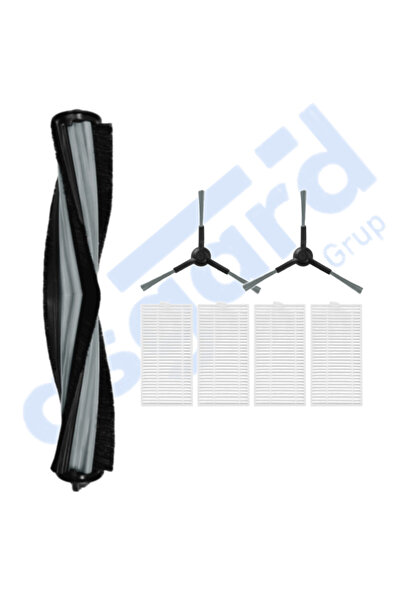 Asgard Grup VIOMI V5 – V5 PRO – ALPHA 2 PRO متوافق مع 1 فرشاة رئيسية 2 فرشاة جانبية 4 مرشحات