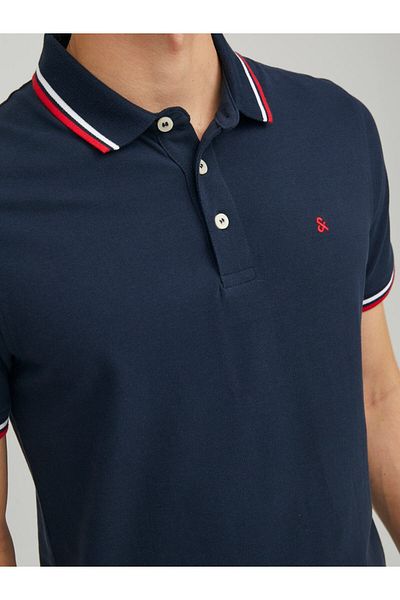 Jack & Jones Ανδρικό μπλουζάκι Jjepaulos Polo Ss 12136668