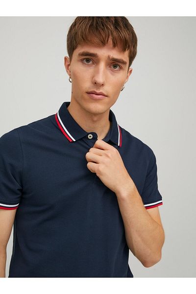 Jack & Jones Ανδρικό μπλουζάκι Jjepaulos Polo Ss 12136668