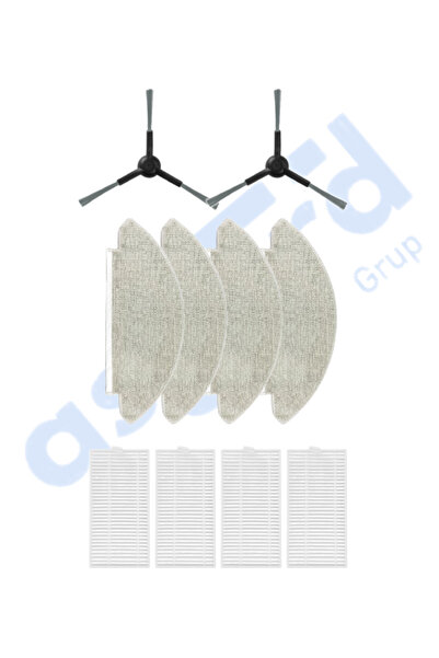 Asgard Grup VİOMİ V5 – V5 PRO – ALPHA 2 PRO متوافق مع فرشتين جانبيتين و4 مرشحات و4 ممسحة