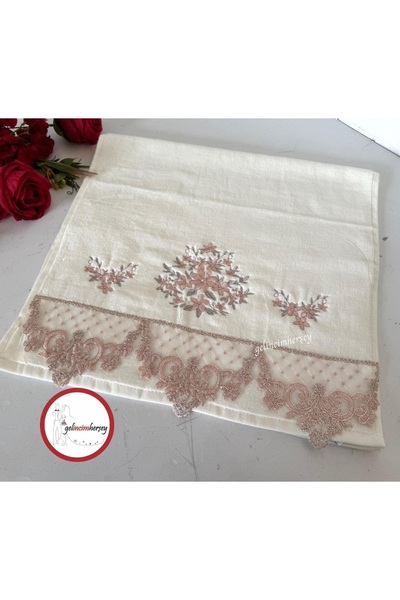 Gelincimherşey Кадифена памучна бродерия Френска дантела Кърпа