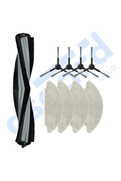 Asgard Grup VİOMİ V5 – V5 PRO – ALPHA 2 PRO compatibil 1 perie principală 4 perii laterale 4 mopuri