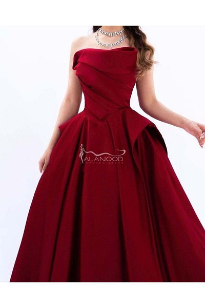 ALANOOD FASHION Red queen dress with a luxurious design