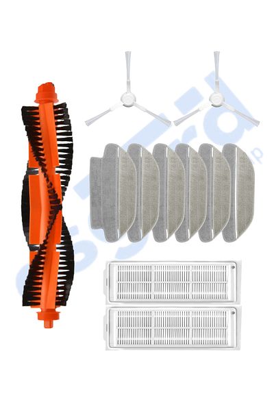 Asgard Grup Vi̇omi̇ Se, V2 (Pro-Max), V3, V3 Pro Compatible 1 Main Brush 2 Side Brushes 2 Filters 6 Mops