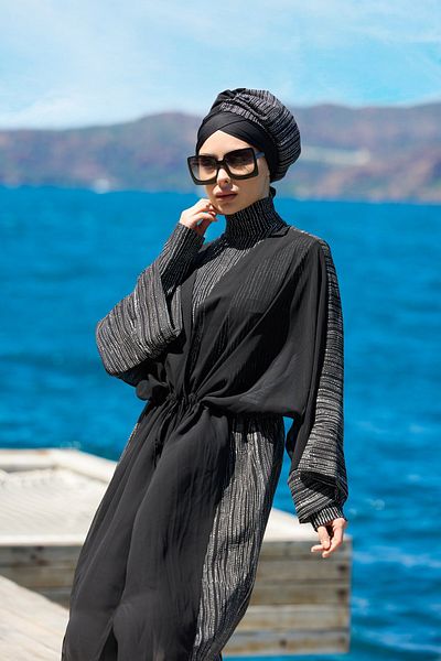ns tasa Felina Model Waist Lace Design Hijab Pareo