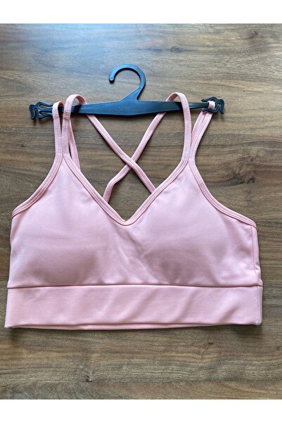 hakkoymaz Sports Bustier with Back Detail and Double Cross Straps