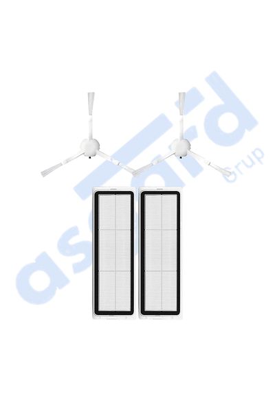 Asgard Grup Dreame L10 S Ultra, L10 Ultra, L10 Prime Compatible 2 Side Brushes 2 Filters