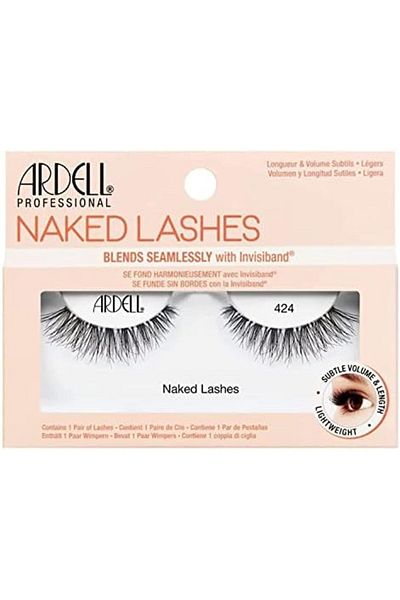 Ardell Professional Naked Lashes Blends Seamlessly With Invisiband, Natural Looking Lashes, For Leng