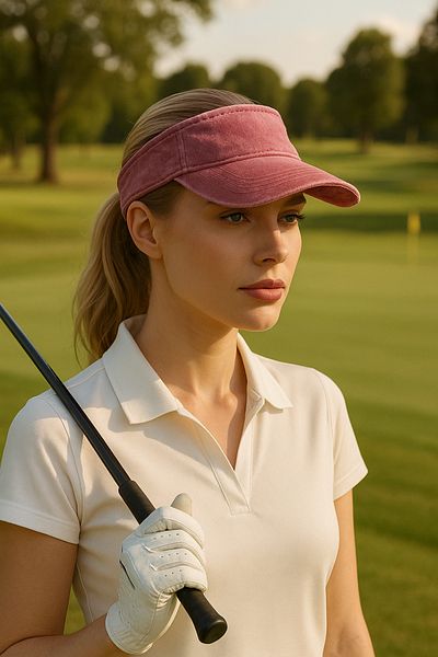 LAGRANZE Women's Vintage Look Visor Hat