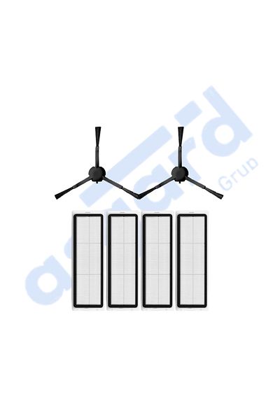 Asgard Grup Dreame F9 - Z10 Pro Compatible 2 Side Brushes 4 Filters