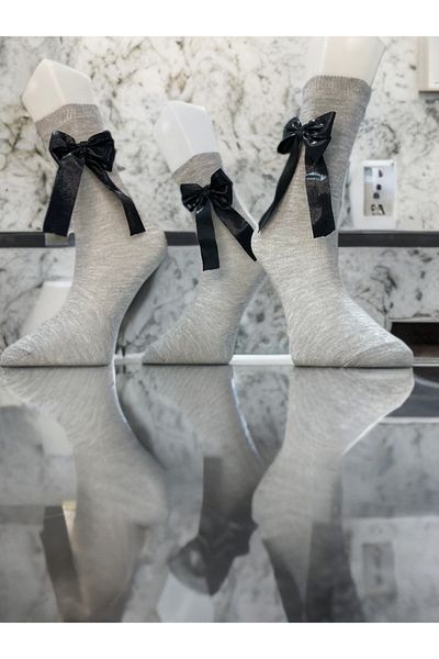 LAV SOCKS 3-Piece Girl's Ribbon Socks