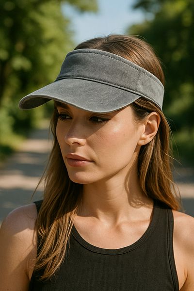 LAGRANZE Women's Vintage Look Visor Hat