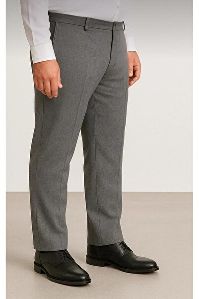 Kuraff Giyim Erkek Klasik Kesim Büyük Beden Kumaş Pantolon