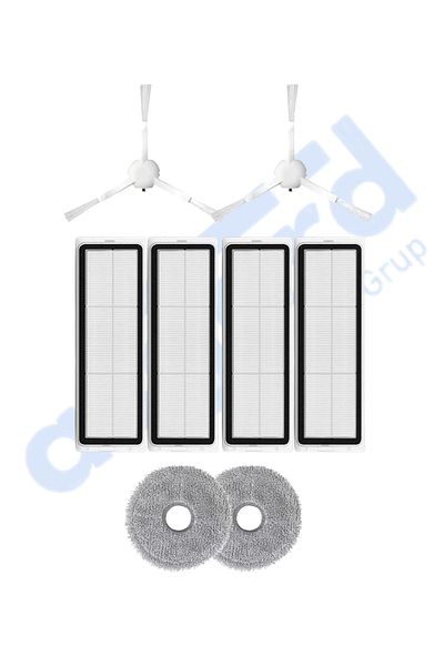 Asgard Grup Dreame L10 S Ultra, L10 Ultra, L10 Prime Compatible 2 Side Brushes 4 Filters 2 Mops