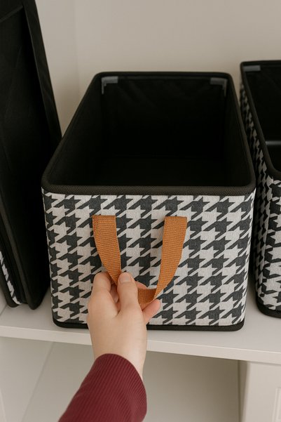 Sertil 4Pcs 45X25X20 Steel Closet Organizer Shelf Organizer Storage Foldable Clothing Organizer