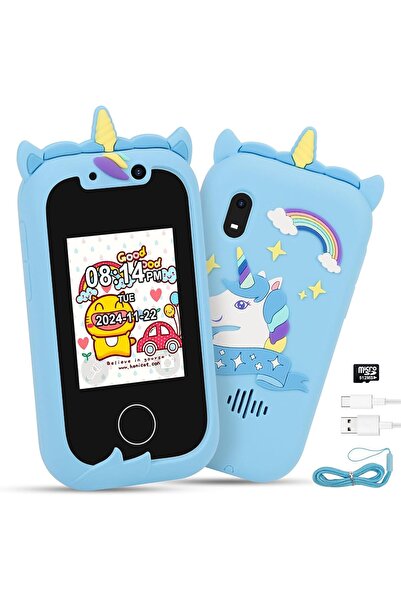 pukotech Çocuklar için Akıllı Telefon Cep Telefonu Oyuncağı, Video Kamera Kamerası