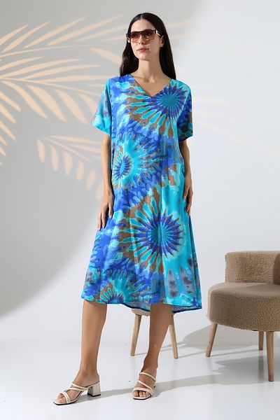 ÖNE BUTİK ROCHIE DE VARĂ CU MÂNECĂ SCURTĂ DE FEMEI