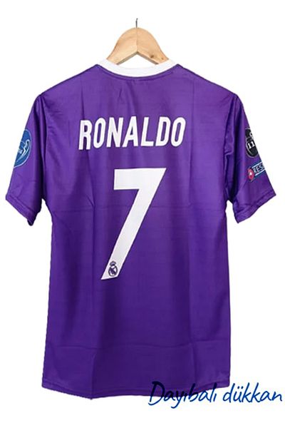 DAYIBALI DÜKKAN Dayibali Rm Cristiano Ronaldo 2016 Cardiff Final Purple Champions League Jersey