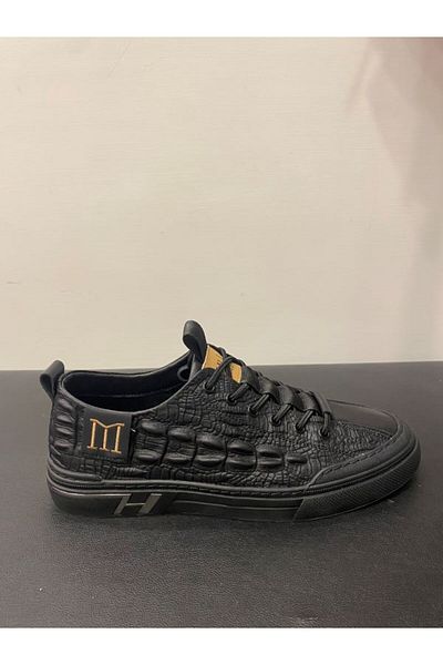 Guja Men's Genuine Leather Flat Sole Sneaker