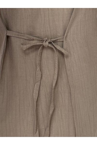 Mihra Σανέντρα Πλευρικά Δεμένη Jacket Φυσικά Καλυμμένο Στρώμα-MF207 Μάγκο