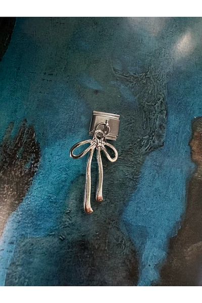 LAİKA Steel Italian Bracelet Bow Charm Tarnish Free