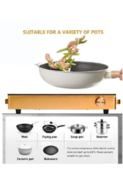 Generic Infrared Cooker 2200W – Single Burner with Digital Display, BBQ/Stir-Fry/Hot